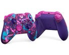 La manette sans fil Xbox Heart Breaker Special Edition présente des teintes roses, violettes et bleues éclatantes. (Source de l'image : Xbox)