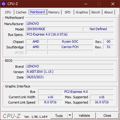 Carte mère CPU-Z