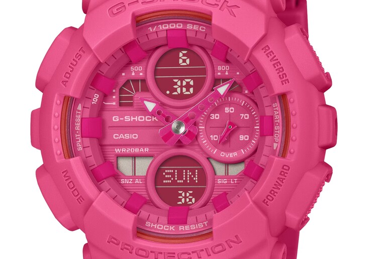 La montre G-Shock Pink Ribbon modèle GMDS5610PK-4 est proposée dans un rose assorti à celui utilisé par la BCRF dans son logo. (Source de l'image : Casio)