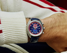 La montre Citizen x Captain America collab - CA7046-46W, photographiée sur un poignet. (Source de l'image : @plus9time sur Instagram)