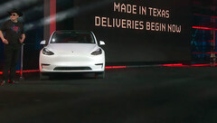 Elon Musk au Giga Texas Cyber Rodeo (image : Tesla/YT)