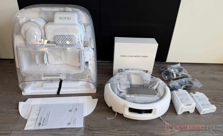 Contenu du pack DJI Romo P2 Clean More Combo
