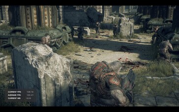 Gears of War : Reloaded sur le Lenovo LOQ 16IRH8 (Source de l'image : Darryl Linington - Notebookcheck)
