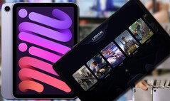L'iPad Mini 6 (L) de Apple a été comparé au prochain Lenovo Legion Y700 (R) dans des images en direct qui ont fuité. (Image source : Apple/Lenovo/Weibo - édité)