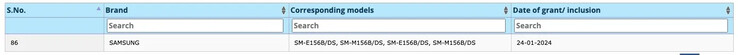 Les Galaxy M15 et F15 5G sont censés rompre la couverture en tandem. (Source : BIS via MySmartPrice)