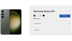 Samsung Galaxy S23 AT&amp;amp;T listing (Source : CNET)