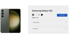 Samsung Galaxy S23 AT&T listing (Source : CNET)