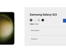Samsung Galaxy S23 AT&amp;T listing (Source : CNET)