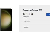 Samsung Galaxy S23 AT&amp;T listing (Source : CNET)