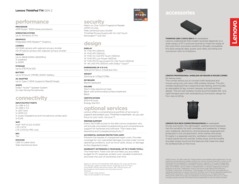 spécifications Lenovo ThinkPad T14 Gen 2 AMD