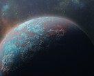 Illustration d'artiste montrant une exoplanète.