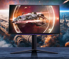 L'écran LG UltraGear OLED 27GS95QE est doté d'un revêtement AG mat et d'une finition plate. (Source de l'image : LG)