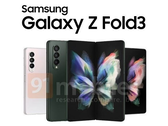 Un nouveau rendu du Z Fold3. (Source : 91Mobiles)