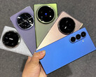 De gauche à droite, la gamme actuelle de smartphones pliables de type livre, y compris les récents X Fold5, Find N5 et Galaxy Z Fold7. (Source de l'image : évaluation de Xiaobai)