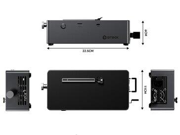 Le G-Dock offre l'USB Type-C et OCuLink (Image source : Gtbox)