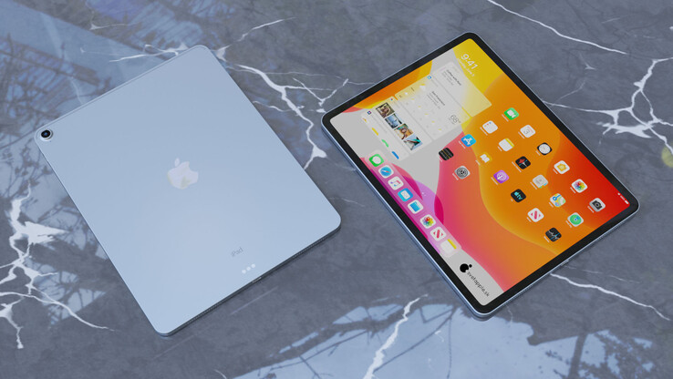 Un rendu de ce à quoi l'iPad Air 4 sera censé ressembler. (Source de l'image : Svetapple.sk)