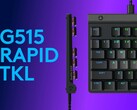 Image promotionnelle du nouveau Logitech G505 Rapid TKL en noir. (Source de l'image : Logitech)