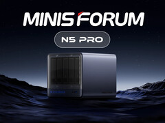 Le Minisforum N5 Pro arrivera plus tard que prévu. (Image source Minisforum - éditée)