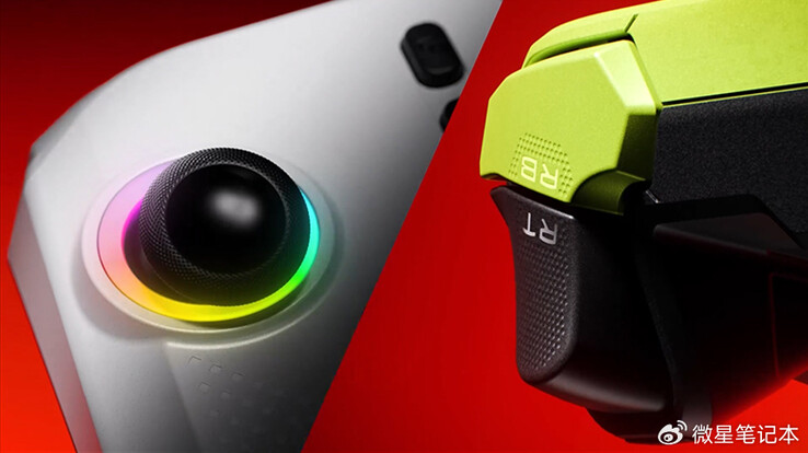 MSI affirme que le Claw A8 est plus ergonomique que son homologue basé sur Intel Lunar Lake. (Source de l'image : MSI)