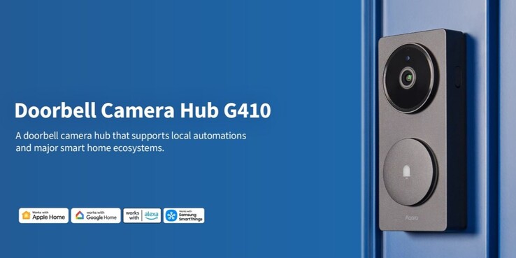 La caméra Aqara Doorbell Hub G410. (Source de l'image : Aqara)