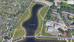 Mesure GNSS : lac