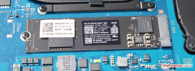 Un disque SSD PCIe 4 sert de disque système.