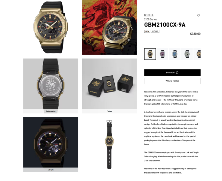 (Source de l'image : Casio US)