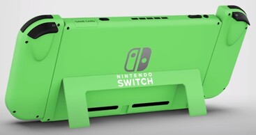 Concept de la Switch 2 avec grande béquille. (Image source : ZONEofTECH)