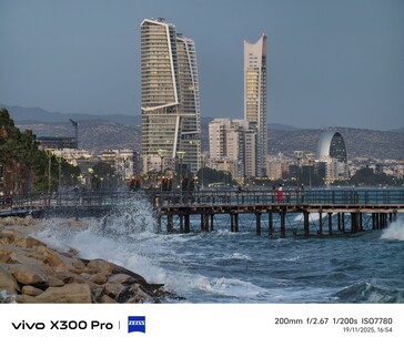 Vivo X300 Pro 200 mm avec télé-convertisseur.