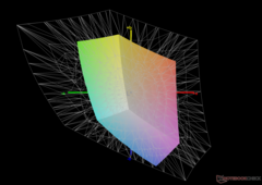 vs. Adobe RGB : 42,1% de couverture