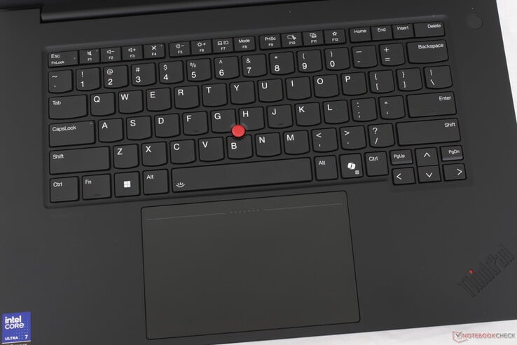 Pas de changement au niveau du clavier ou du pavé tactile par rapport au modèle Gen 7 de l'année dernière