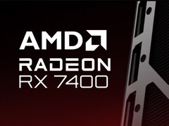 AMD a confirmé le marquage de la Radeon RX 7400 en lieu et place d&#039;une image du produit. (Source de l&#039;image : AMD - édité)
