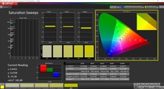 Étalonnage des niveaux de gris CalMAN (Target Color Space P3)