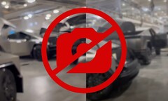 Tesla a publié une note interne interdisant toute photographie du Cybertruck sous peine de sanctions disciplinaires. (Source de l'image : randomness2646 sur TikTok / Flaticons - édité)