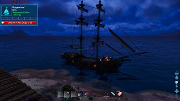 Sur la photo : une capture d'écran du jeu ARK: Survival Ascended.