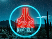 Une capture d'écran du logo des hôtels Atari (source d'image : Atari Hotels)