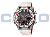 La nouvelle Casio Edifice ECB-2300HR-1A (photo) possède un cadran secondaire de type tachymètre à la position 9 heures. (Source de l'image : Casioblog)