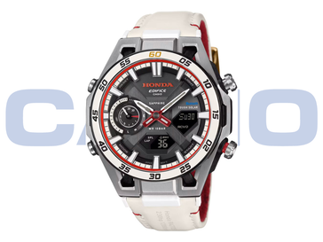 Montre Casio Edifice x Honda en collaboration. (Source de l'image : Casio - édité)