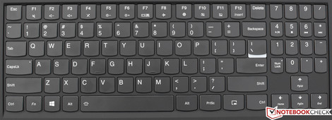 Le clavier du Lenovo Legion Y530 est bien organisé, mais son retour est un peu mou.