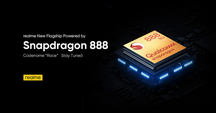 Le Realme "Race" sera l'un des premiers smartphones équipés d'un Snapdragon 888 SoC. (Source de l'image : Realme)