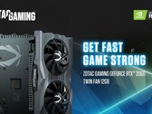 Il existe quelques cartes RTX 2060 12 GB, mais aucune à un prix raisonnable. (Image source : ZOTAC)