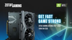 Il existe quelques cartes RTX 2060 12 GB, mais aucune à un prix raisonnable. (Image source : ZOTAC)