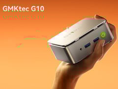 Le GMK G10 est proposé à partir de 189,99 $. Sur la photo : le mini PC. (Source de l&#039;image : GMKtec - édité)