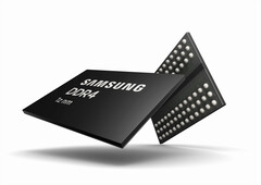 Puces mémoire DDR4 de Samsung. Les prix des mémoires plus anciennes ont atteint des niveaux records.
