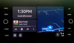 Android Auto et son &quot;Coolwalk UI&quot;. (Image source : u/RegionRat91)