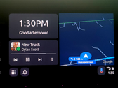 Android Auto et son "Coolwalk UI". (Image source : u/RegionRat91)
