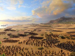 Une image montrant une armée dans A Total War Saga: Troy, désormais à -66 % sur Steam.