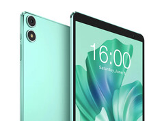 Le Teclast P85T est disponible dans une finition vert menthe avec Android 13. (Image source : Teclast)