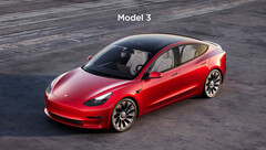 Giga Shanghai Model 3 à autonomie étendue en vue de 2023 (image : Tesla)