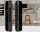 La serrure de porte intelligente Aqara D100 Zigbee est compatible avec Apple HomeKit. (Image source : Aqara)